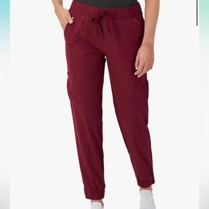 Afternoon Burgundy Hanes Scrub Pants